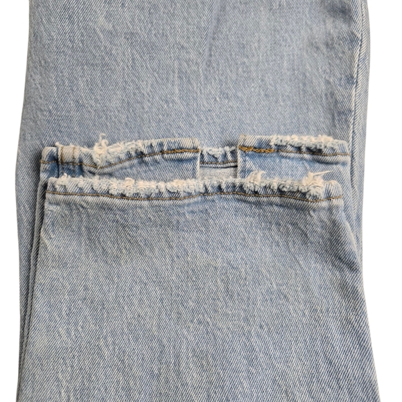 Abercrombie Sz 25‎ The 90s Straight Ultra High Rise Curve Love Split Hem - Picture 10 of 16